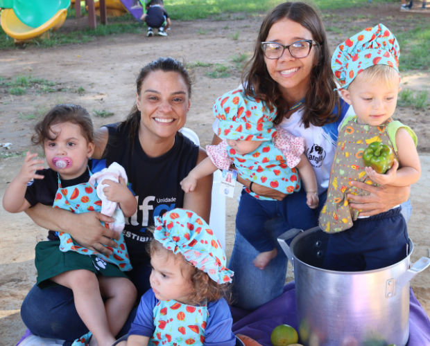 Educa��o Infantil do Anglo desenvolve atividade baseada em can��o 